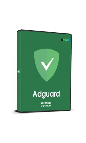 AdGuard Ad Blocker Personal (3 Devices) (Subscription / Global)