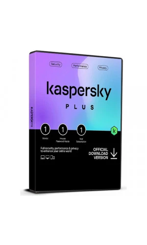 Kaspersky Plus (1 Year / 1 Device License) (Subscription / Global)