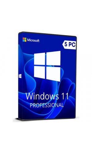 Microsoft Windows 11 Pro Retail (5 PC) (Lifetime License / Global)
